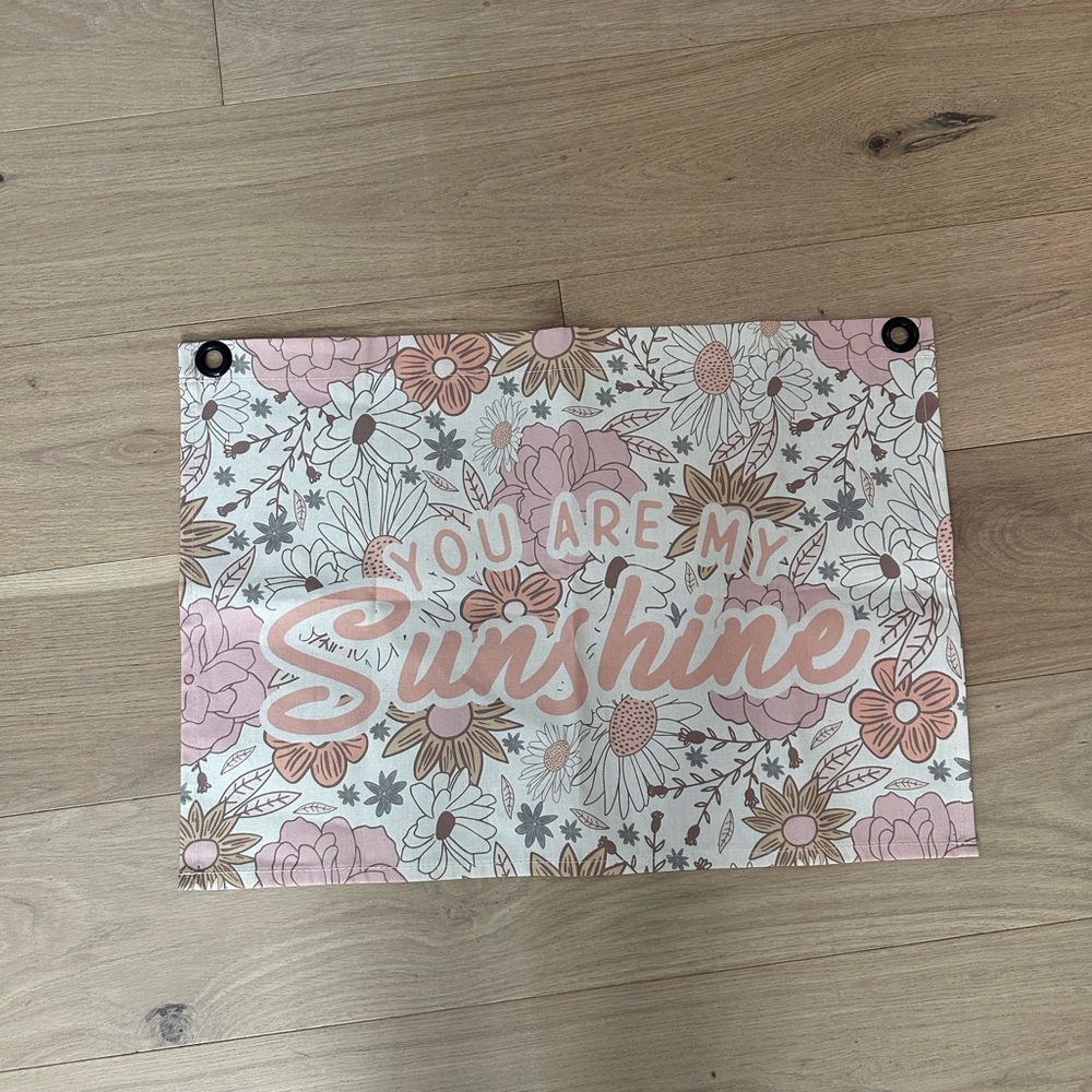 “You Are My Sunshine” Canvas Banner